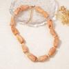 European American Light Luxury Simple Colorful Beaded Necklace High Grade Multi Layer Stackable Retro Literary Jewelry For Women