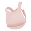 Silicone Bib for Children with Pocket for Dishes Pink MinikOiOi 1 Pc.