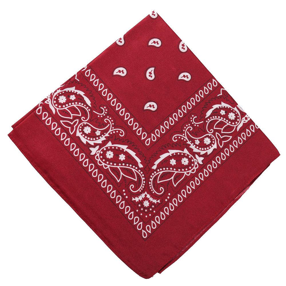 

Retro Printed Square Scarf, Fashionable Multifunctional Headscarf One Size винный