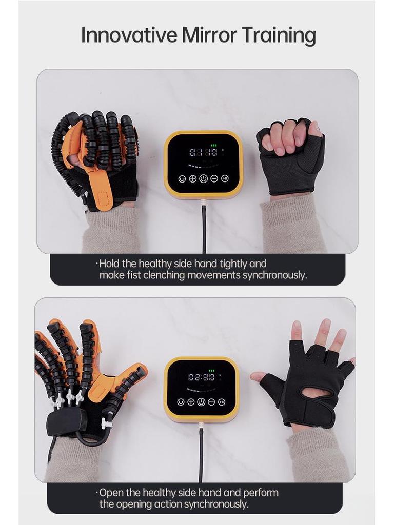 Multifunktionella Smarta Rehabilitationshandskar för Äldre med Stroke och Hemiplegi