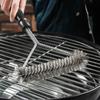 BBQ Grill Barbecue Kit Portable Anti Rust Brush Clean Accessories Non Stick Cleaning Brushes Barbecue Wire Brush Cooking Tools