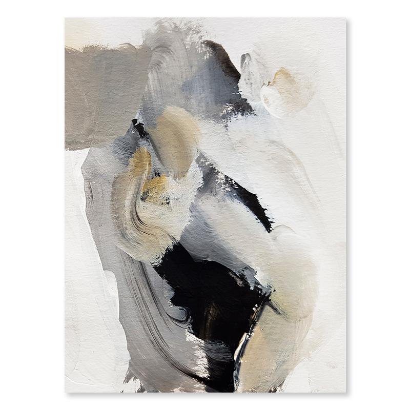 

Abstract Watercolor Wall Art Canvas Painting Nordic Rendering Minimalist Poster Living Room Wall Prints Picture Home Decoration 21x30cm No Frame