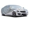 Car Cover Dustproof Waterproof All Weather Weatherproof UV Sun Protection Foldable Silver Universal for Sedans