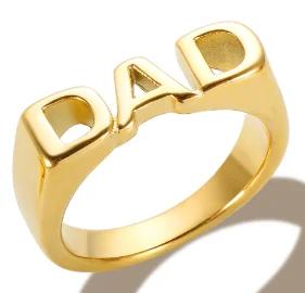 Glänzende Kristall High-End Anlaufgeschützte Mode Geometrische Offene Vergoldete Edelstahlringe für Damen Ehering Schmuck Geschenke