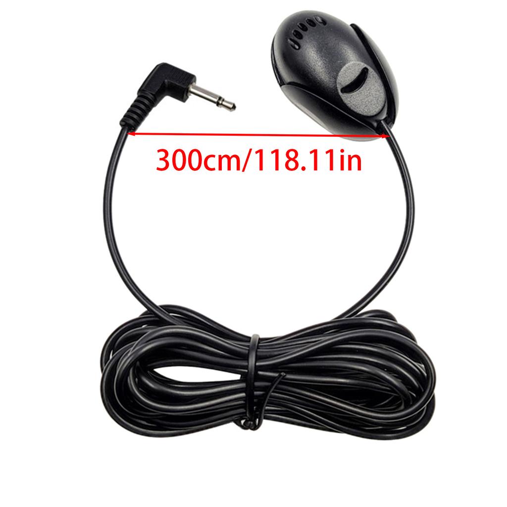 Car Microphone Mini 3.5mm Wired Microphone for Car Stereo Audio hands-free Mic For DVD Radio Player Paste Type Mini Mic