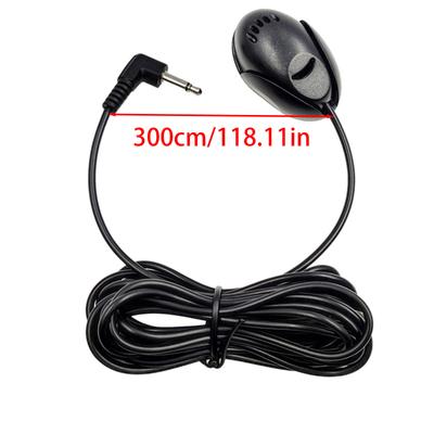 Mini External Microphone 3.5mm DC Plug for Car Radio Stereo DVD Player