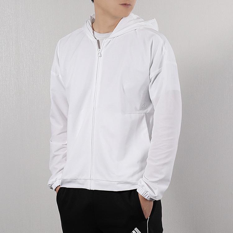 Adidas Casual Sports Woven Jacket Men Jackets White DV1101