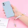 Keychain Wrist Rope Phone Strap Lanyard Anti-lost Lanyard Lucky Cat Bell Sakura Phone Lanyard