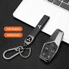 Leather Car Logo Key Chain Keyring Auto Interiors Accessories For Mitsubishi Xforce L200 Eclipse Cross Outlander Pajero Xpander