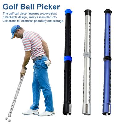 Detachable Golf Ball Picker Aluminium Alloy Golf Ball Retriever Shag Tube Ball Shagger