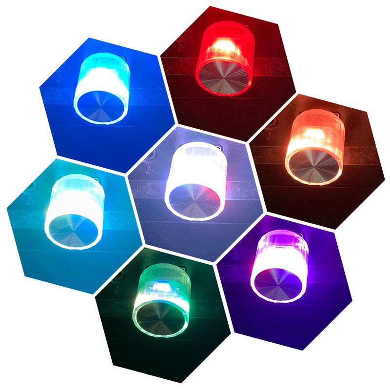 4Pcs Car Mini USB LED Ambient Light Portable Plug and Play Decorative Atmosphere Lamps for Interior Environment Flashing Light