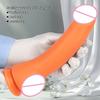 Manual Dildo  Hick and Upturned Large Head Liquid Silicone for Men