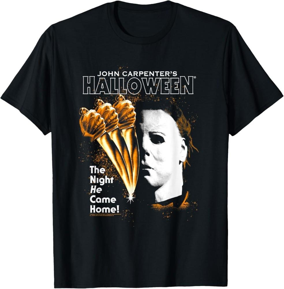 Halloween Moving Knife Poster T-Shirt