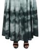 Bimba Women's Cotton Printed Gray Skirt Elastic Waist Maxi Summer Skirts-L