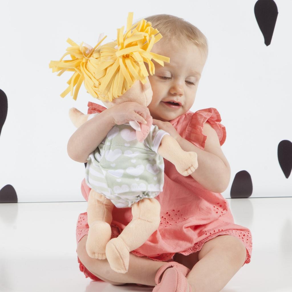 Manhattan Toy Baby Stella Blonde Baby First Baby Doll, Ages 1+, 15 Inch