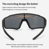 Outdoor Cycling Sunglasses, Integrated Bicycle Goggles, European and American Style Men's Sports Sunglasses.