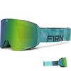 FIRN URANUS Ski and Snowboard Double Asian Quick Lens Glasses UV Wide Field of Helmet High Official Japanese Product Goggles, Lens, Fit, Change,