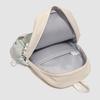Cute Pink School Backpack with Front Pocket Casual Daypack for Girls Students Daily Use