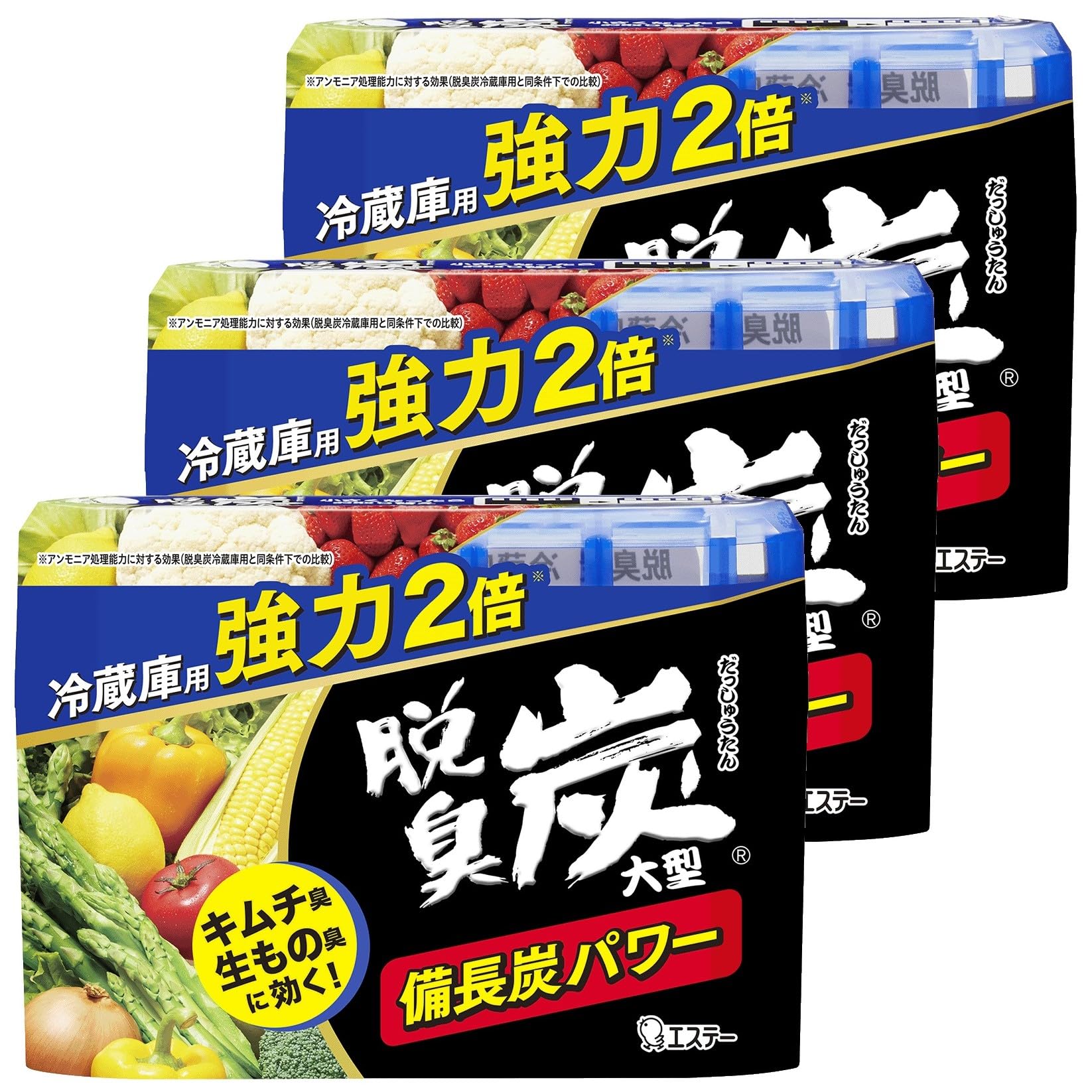 

Deodorizing Charcoal Powerful Refrigerator 240g x 3 Binchotan Power and Raw Food Kitchen Deodorizer [Bulk Purchase] Deodorizer, Large, Count, (Removes