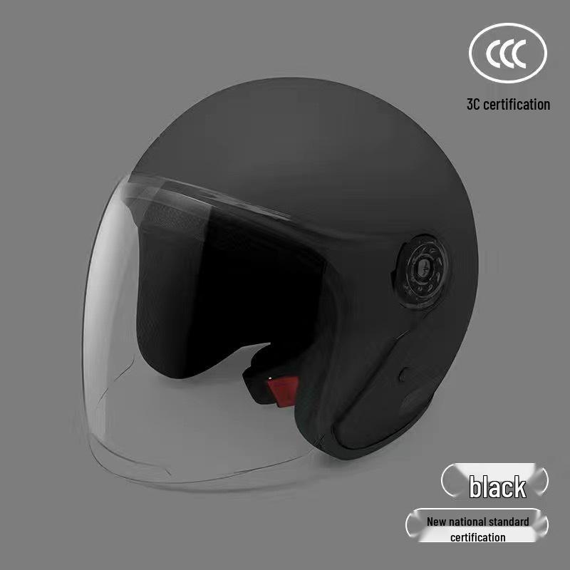 3C Certified Women's Electric Scooter Helmet: Breathable, Sun-Protective, All-Season Safety Helmet for Motorcycle Riding