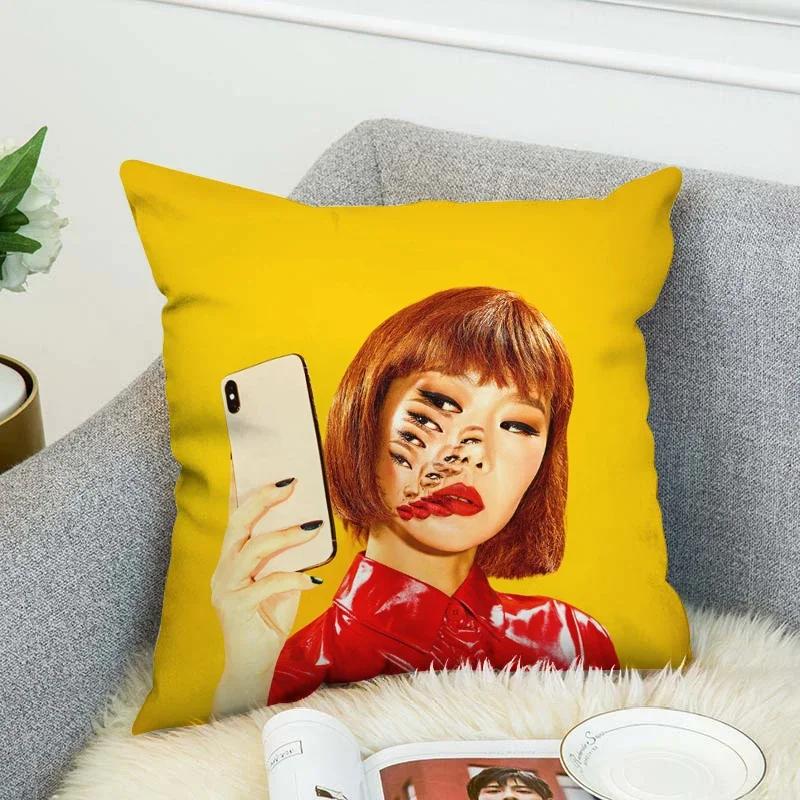 Toiletpaper Body Pillow Cover 40x40 Decorative Pillowcases 50x50 Car Decoration Sofa Cushions Cushion Covers for Bed Pillows