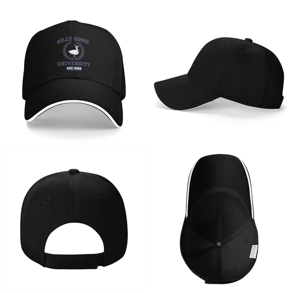 Unisex Baseball Hats Silly Goose University Funny Logo Outdoor Streetwear Summer Sports Baseball Caps Hip Hop Cap Casquette Hats