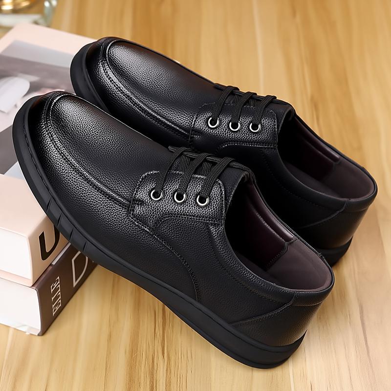 Fashion Genuine Leather Men Shoes Lace Up Soft Trend Sneakers Men Fashion Shoe For Men Business Male Dress Shoes Zapatillas Hombre