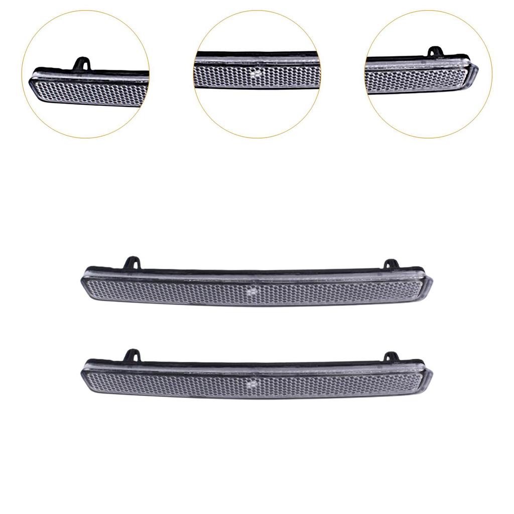 2x Rear Bumper Reflector Covers 7E0945105 7E0945106 Automotive Accessories Easy To Install for VW Multivan MK5 Caravelle