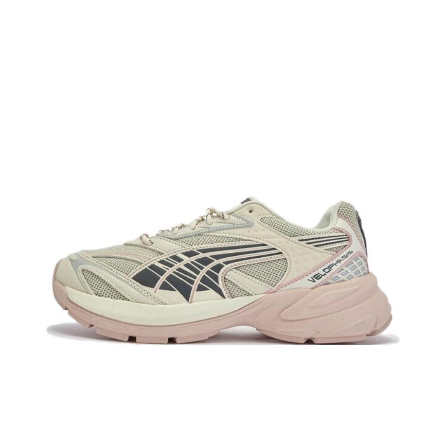 

Puma Velophasis Удобные Универсальные Кроссовки с Низким Верхом Папины Кроссовки Унисекс серый желтый 406757-02 35.5