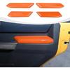 4x Interior Door Inner Handle Panel Trim for Bronco 21 22 23 24 25 4Doors Orange