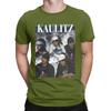 Tokio Hotel Tom Kaulitz Maglietta Vintage Uomo Cotone Puro Maglietta Divertente Girocollo Maglietta a Manica Corta Top Estivi