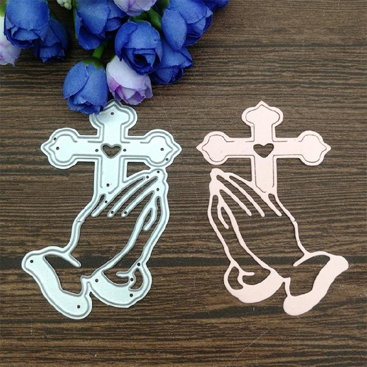Crucifix Applaud Metal Cutting Die Paper Art Cutting Templates Party Ornaments