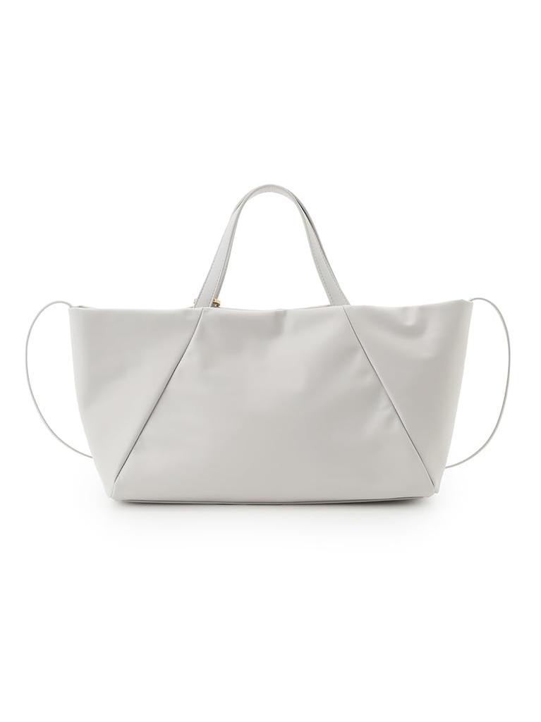 Mira Owen Nylon Wide Tote Free Size Water-Repellent 2-Way Bag, 09WGB261507, Women's, LGRY,