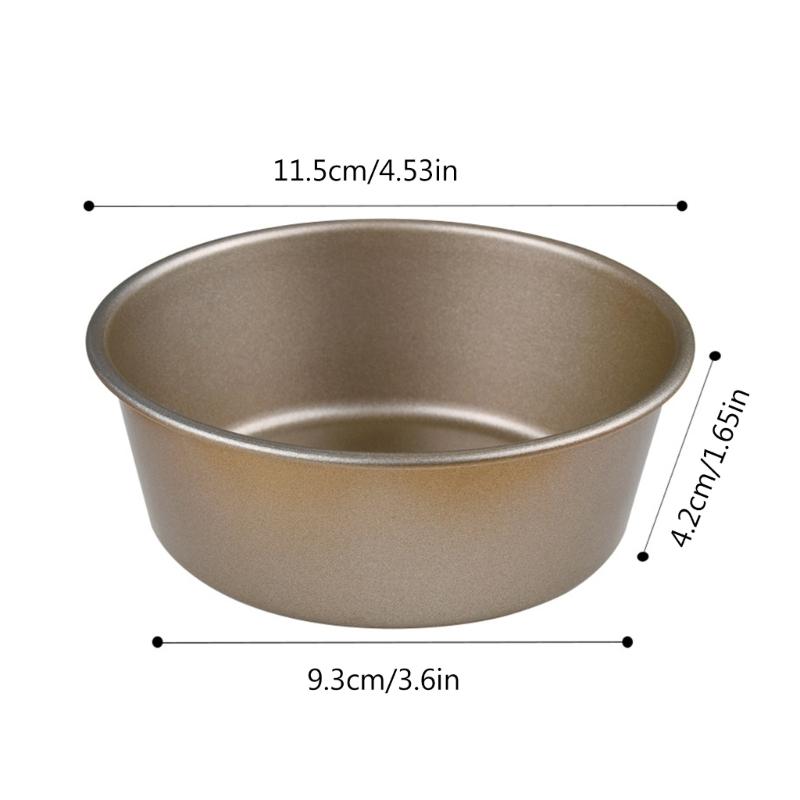 Hamburger Bun Molds Carbon Steel Material Mini Cake Tins Baking Tools for Breads
