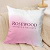 Classic RRosewood Brand HHotel Cushion Cover Short plush Doublesided Print Square Throw Pillow Covers Sofa Home Cushion Decor