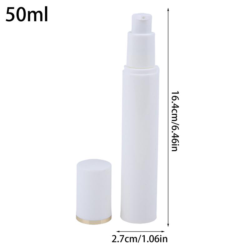 For Lotion Cream Gel Travel Bottling Container Plastic Airless Pump Bottle 15ml 30ml 50ml Vacuum Press Spray Bottle