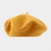 Solid Color Wool Beret Girls Winter Versatile Bud Hat Japanese Literary and Retro Painter Hat