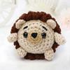 Wool Animal Toys Yarn New Beginner Crochet Kit Knitting Material Bag with Crochet Hooks