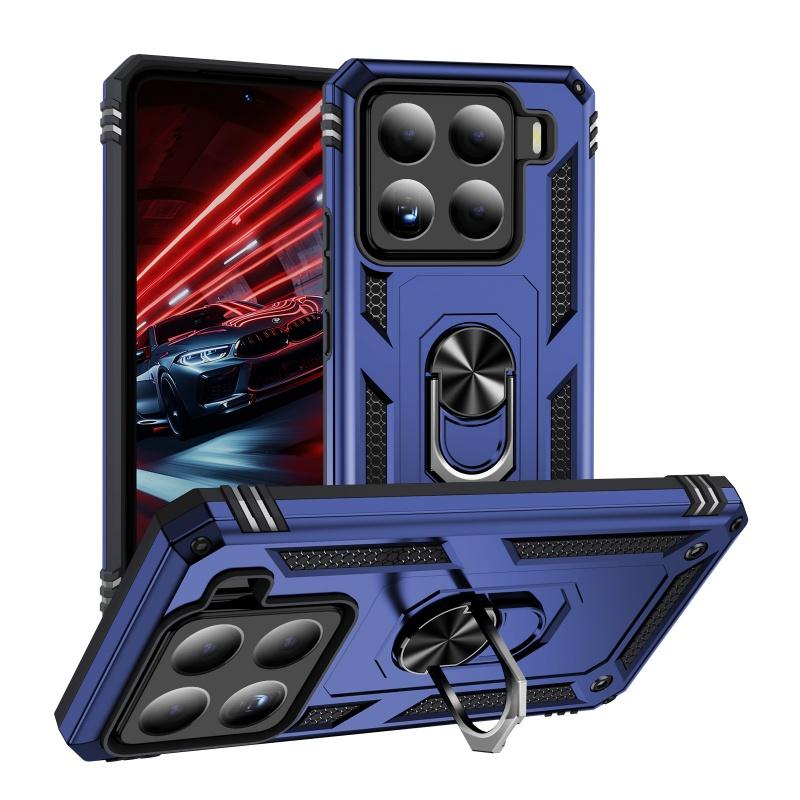 Shockproof Armor Bumper Case For Xiaomi 15 Pro Mi 15 5G Xiaomi15 Mi15 15Pro Car Magnetic Holder Ring Protect Cover