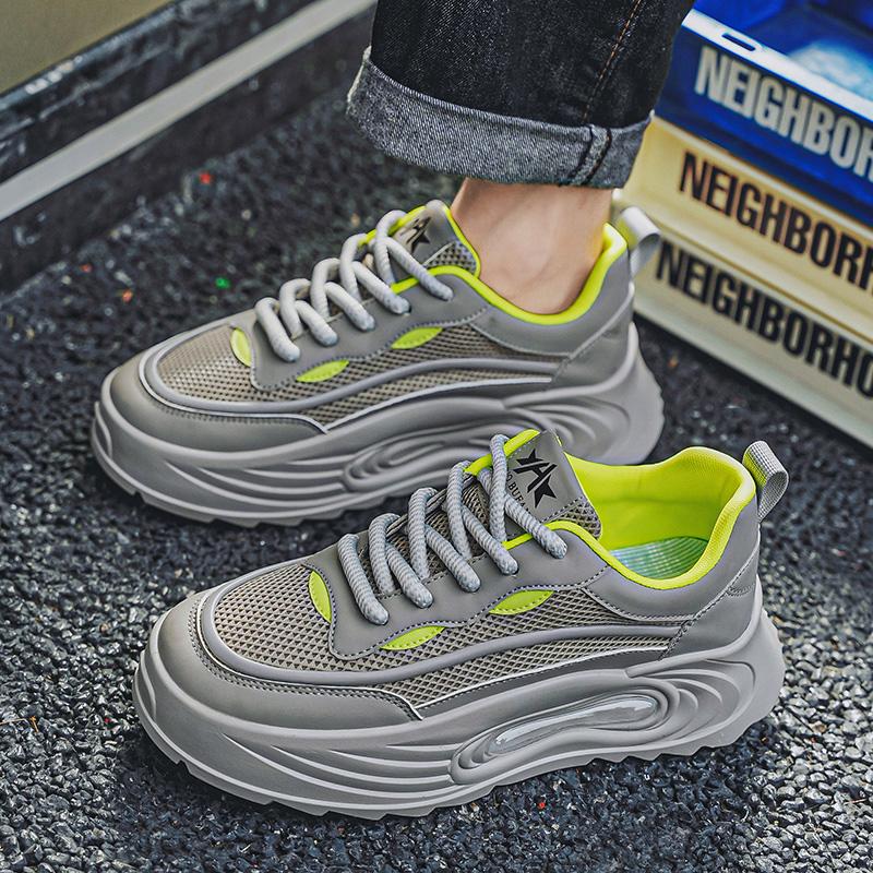 Men's New Casual Breathable Mesh Sports Shoes, Fashionable and Versatile, Trendy Men's Air Cushion Shoes Size 39-44