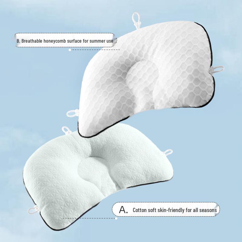 Baby Head Shaping Pillow for 0-6 Months - Anti-Startle and Supportive