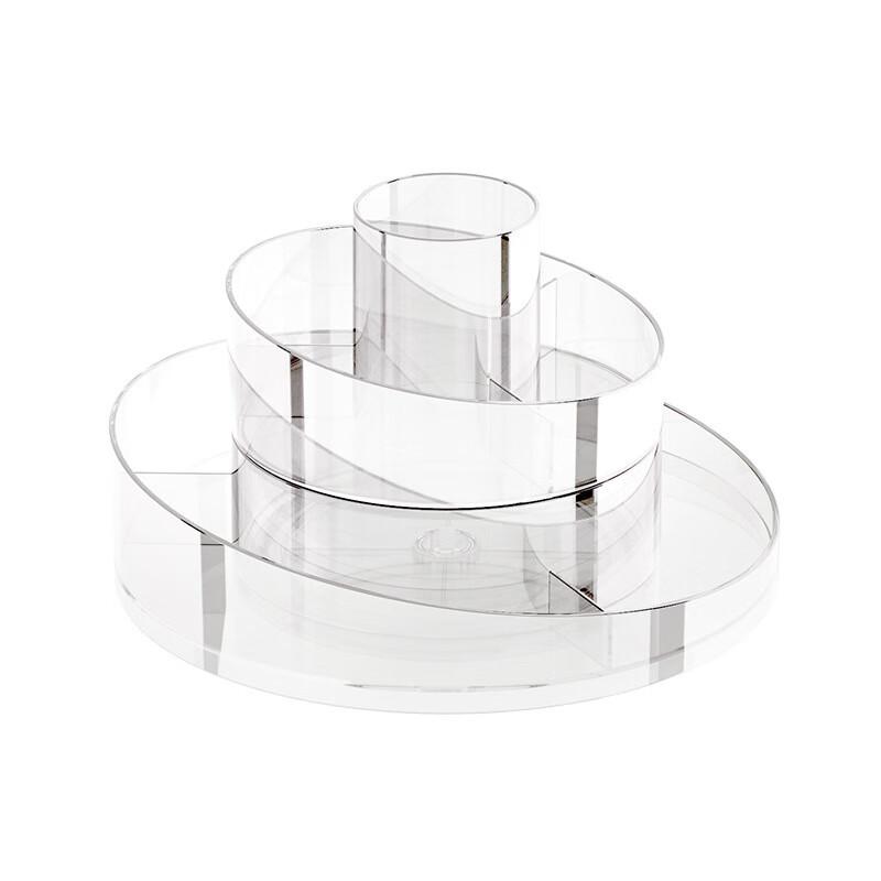 Changbaosen Transparent Double-Layer Cosmetic Storage Box