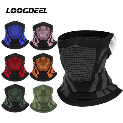 Loogdeel Breathable Masks Print Winter Thermal Face Bandana Mask Cover Neck Area Warmer Gaiter Bicycle Cycling Ski Tube Scarf Hiking
