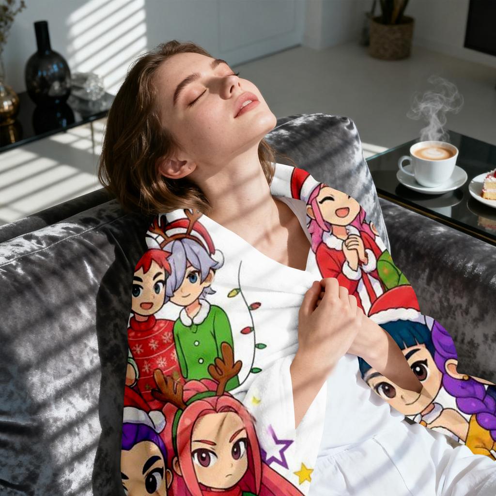 Soft Blankets, Super Comfortable Sofa Blankets, Leg-covering Blankets, And Peripheral Blankets As Fan Support Gifts