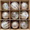 Christmas Tree Ornaments: Holiday Party Decor Ball Set with Gift Box