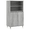 VidaXL Highboard Sonoma Grey 60x36x110 Cm Engineered Wood 831482