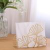Simple Ginkgo Leaf Napkin Holder High-end Iron Tissue Rack Metal Tissue Holder  Kitchen Accessory