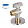 Professionelle Messing-Absperrventile 1/2 Zoll Große Kapazität Dickwandige Kupfer-Wasserabsperrventile für Badezimmer Küche