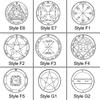 Dawapara Personalized Custom Key of Solomon Pendant Men Jewelry Stainless Steel Talisman Amulet Necklace