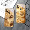 Diamants or brilliant Pour Samsung A 31 32 A33 A34 35 14 A15 13 A16 25 26 50 52 53 54 55 56 70 71 72 73 Étui de téléphone en verre doré